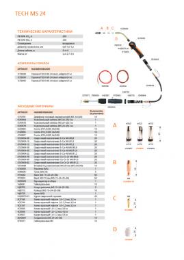 Сварог TECH MS 24 (евро адаптер) 5м